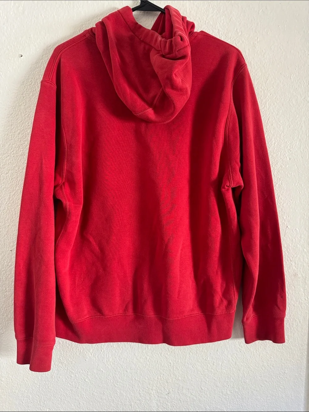 Nike Men’s Red Crewneck Pullover Hoodie - Picture 4 of 4